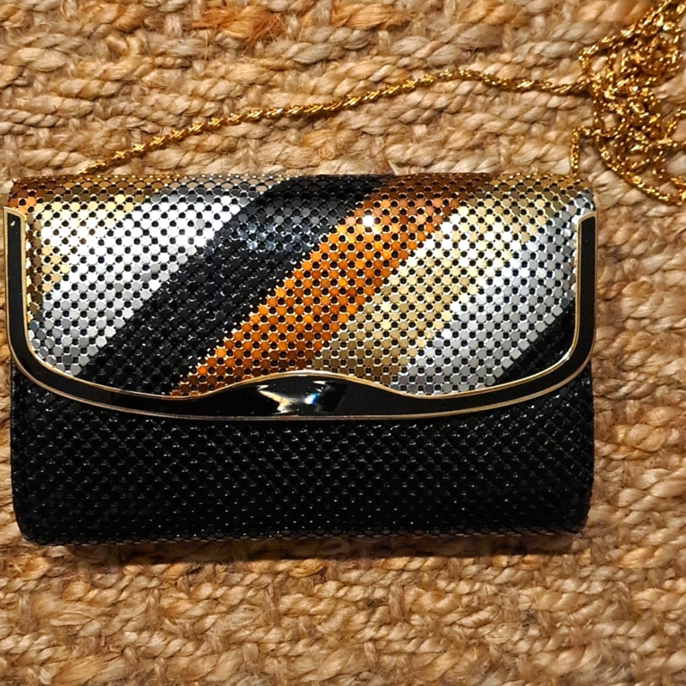 Marlo Multi Coloured Metal Mesh Bag